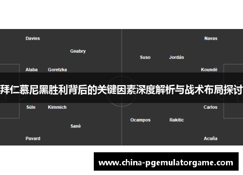 拜仁慕尼黑胜利背后的关键因素深度解析与战术布局探讨