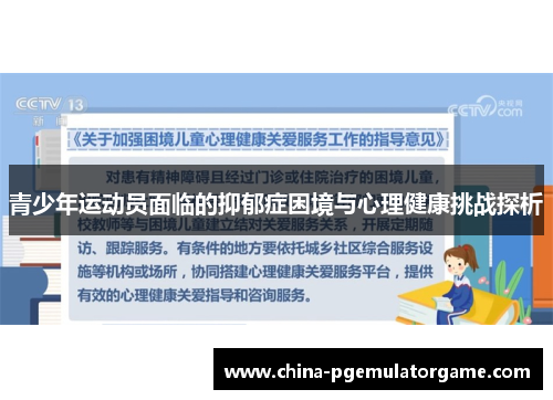 青少年运动员面临的抑郁症困境与心理健康挑战探析